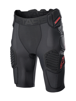 Spodenki cross Alpinestars MX Bionic Pro czarno-czerwone