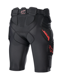 Spodenki cross Alpinestars MX Bionic Pro czarno-czerwone