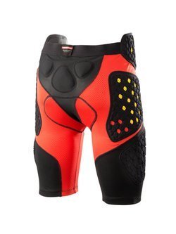 Spodenki ochronne Alpinestars Sequence Pro czarno-czerwone