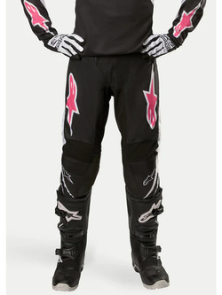 Spodnie cross damskie Alpinestars MX Stella Fluid czarno-białe