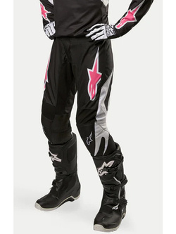 Spodnie cross damskie Alpinestars MX Stella Fluid czarno-białe