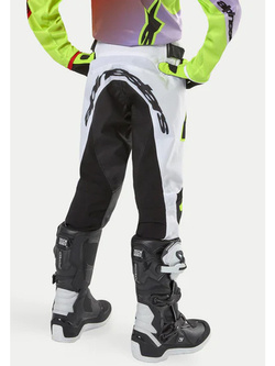 Spodnie cross dziecięce Alpinestars MX Racer Lucent biało-żółte-fluo