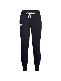 Spodnie damskie UNDER ARMOUR Rival Fleece Joggers czarne