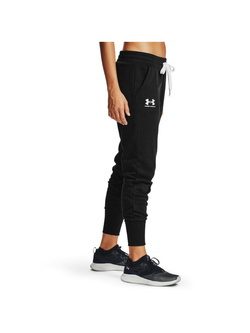 Spodnie damskie UNDER ARMOUR Rival Fleece Joggers czarne