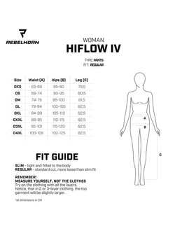 Spodnie motocyklowe damskie tekstylne Rebelhorn Hiflow IV czarne