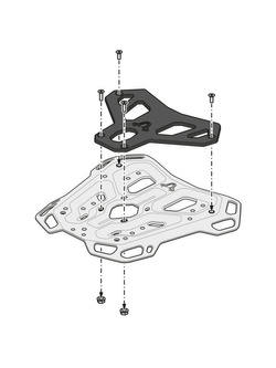 Stelaż pod kufer centralny Adventure-Rack SW-Motech Royal Enfield Himalayan 450 (23-)