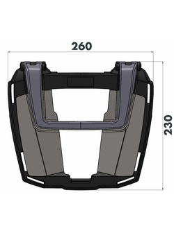 Stelaż pod kufer centralny Hepco&Becker EasyRack Moto Guzzi V85 TT (19-23) 