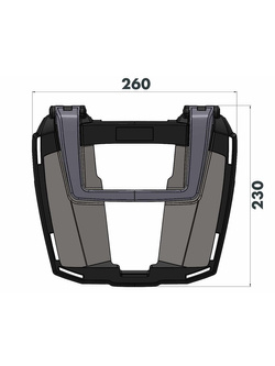 Stelaż pod kufer centralny Hepco&Becker EasyRack Suzuki V-Strom 800 (24-) 