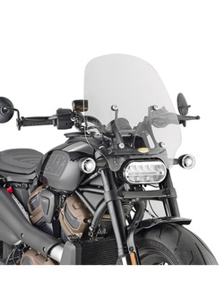 Szyba motocyklowa Givi do Harleya Davidsona Sportster S 1250 (21-) przezroczysta [mocowanie w zestawie]