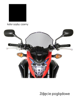 Szyba motocyklowa MRA Spoiler "NSM" Honda CB 500 F (16-18) czarna