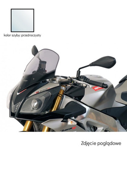 Szyba motocyklowa MRA Touring "TM" do modelu Aprilia Tuono V4R [11-14] przezroczysta