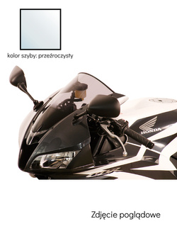 Szyba motocyklowa MRA oryginalny kształt "O" Honda CBR 600 RR (07-12) przeźroczysta