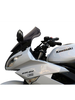 Szyba motocyklowa MRA oryginalny kształt "O" Kawasaki ER 6 F (09-11) przyciemniana