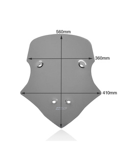 Szyba motocyklowa WRS Caponord Ducati Multistrada V4/ S/ Sport/ Rally (20-23) przyciemniana