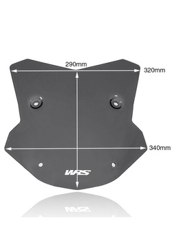 Szyba motocyklowa WRS Sport BMW S 1000 XR (20-23) mocno przyciemniana