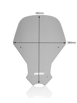 Szyba motocyklowa WRS Standard Honda CRF1100L Africa Twin (20-23) przyciemniana