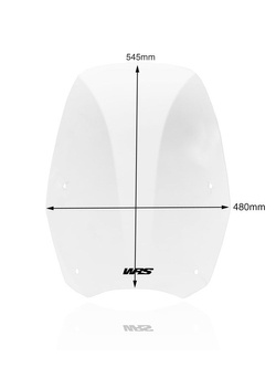 Szyba motocyklowa WRS Touring Honda SH 125/ 150 (17-19) przezroczysta