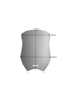 Szyba motocyklowa WRS Touring do Hondy XL 700V Transalp mocno przyciemniana