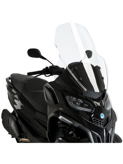 Szyba motocyklowa turystyczna PUIG V-Tech do Piaggio MP3 400 / Sport / Exclusive (22-) przezroczysta