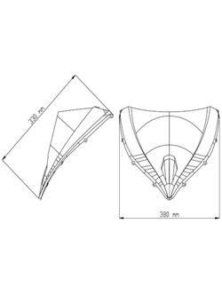 Szyba sportowa PUIG do MV Agusta F4 / RR przezroczysta