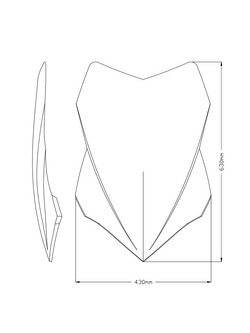 Szyba turystyczna PUIG do Ducati Multistrada V4 / S (21-) lekko przyciemniana