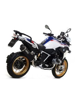 Tłumik Arrow BMW R 1200 GS / Adventure [13-18], BMW R 1250 GS [19-] [Maxi Race-Tech, Dark Aluminium + Carbon]