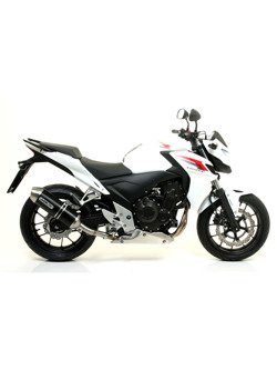 Tłumik Arrow Honda CB 500 F [13-18], CBR 500 R [13-18]  [Race-Tech, Dark Aluminium + stal]