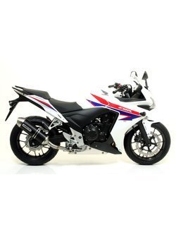 Tłumik Arrow Honda CB 500 F [13-18], CBR 500 R [13-18]  [Race-Tech, Dark Aluminium + stal]