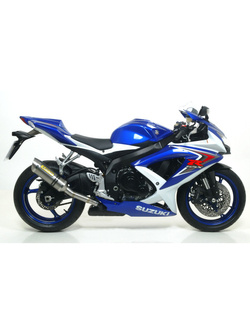 Tłumik Arrow Thunder [Aluminium "Dark' + Stainless Steel] - Suzuki GSX-R 600/750 i.e. [08-10]