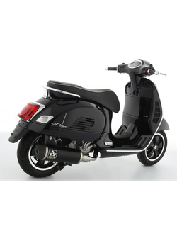 Tłumik Arrow Urban [Aluminium "Dark" + Carbon] - Piaggio Vespa GTS 300 HPE [21-22]