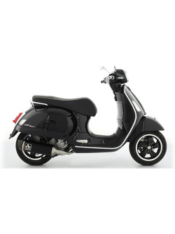 Tłumik Arrow Urban [Aluminium "Dark" + Carbon] - Piaggio Vespa GTS 300 HPE [21-22]