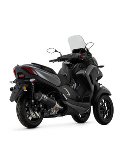 Tłumik Arrow Urban [Aluminium "Dark" + Nichrom "Dark"] - Yamaha X-Max / Tricity 300 [21-22]