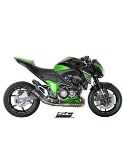 Tłumik CR-T (stalową rura łącząca)Slip-on SC-Project do Kawasaki Z 800 [12-16]