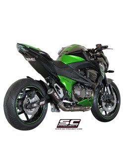 Tłumik CR-T (stalową rura łącząca)Slip-on SC-Project do Kawasaki Z 800 [12-16]