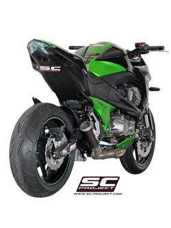 Tłumik CR-T (stalową rura łącząca)Slip-on SC-Project do Kawasaki Z 800 [12-16]