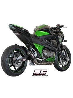 Tłumik CR-T (stalową rura łącząca) Slip-on SC-Project do Kawasaki Z 800e [12-16]