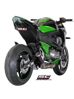 Tłumik CR-T (stalową rura łącząca) Slip-on SC-Project do Kawasaki Z 800e [12-16]