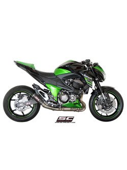 Tłumik CR-T (stalową rura łącząca) Slip-on SC-Project do Kawasaki Z 800e [12-16]