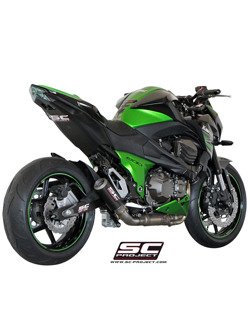 Tłumik CR-T (stalową rura łącząca) Slip-on SC-Project do Kawasaki Z 800e [12-16]