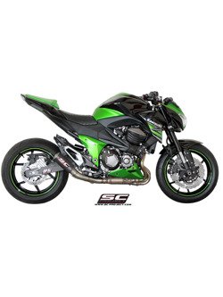 Tłumik CR-T (stalową rura łącząca) Slip-on SC-Project do Kawasaki Z 800e [12-16]