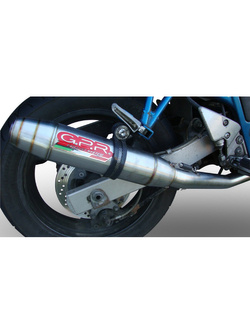 Tłumik G.P.R Deeptone Inox [Slip-on, Stainless Steel] - Suzuki GSF 650 Bandit S [05-06]