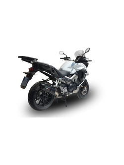 Tłumik G.P.R Furore Evo4 Nero [Slip-On, Black Aluminium] - Honda VFR 800 X Crossrunner [17-20] e4