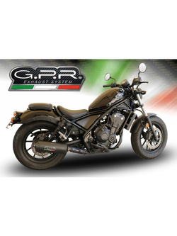 Tłumik G.P.R Ghisa [Slip-On, Stainless Steel] - Honda CMX 500 Rebel [18-20] e4