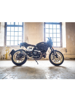 Tłumik G.P.R Gpe Ann. Poppy [Slip-On, Stainless Steel] - Ducati Scrambler 800 [15-16]