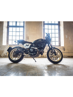 Tłumik G.P.R M3 Black Titanium [Slip-On, Titanium] - Ducati Scrambler 800 [15-16]