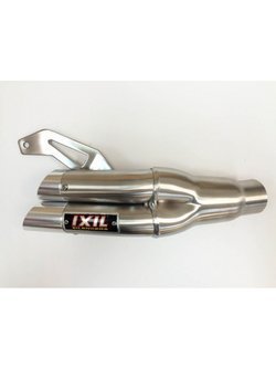 Tłumik IXIL DUAL HYPERLOW INOX, L2X (SLIP ON) - Kawasaki ZX 10 R [08-10]