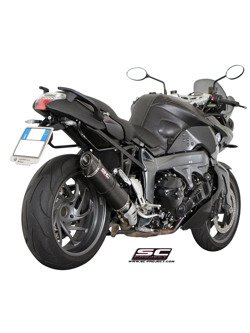 Tłumik MAT CARBON Slip-on SC-Project [Owal] do BMW K 1300 R [09-16]