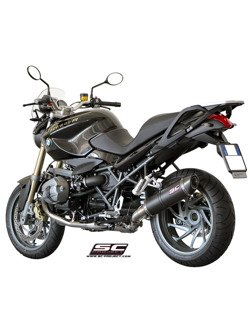 Tłumik MAT CARBON Slip-on SC-Project [Owal] do BMW R 1200 R [08-10]