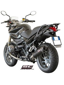 Tłumik MAT CARBON Slip-on SC-Project [Owal] do BMW R 1200 R [08-10]