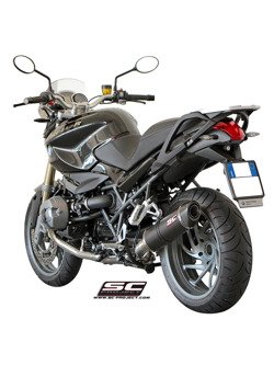 Tłumik MAT CARBON Slip-on SC-Project [Owal] do BMW R 1200 R [11-14]